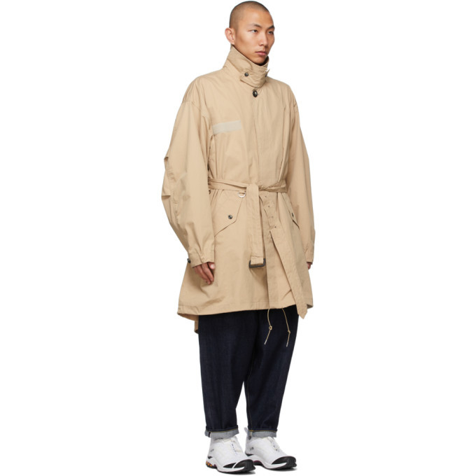 Fumito Ganryu Beige Mods Soutiencollar Coat Fumito Ganryu