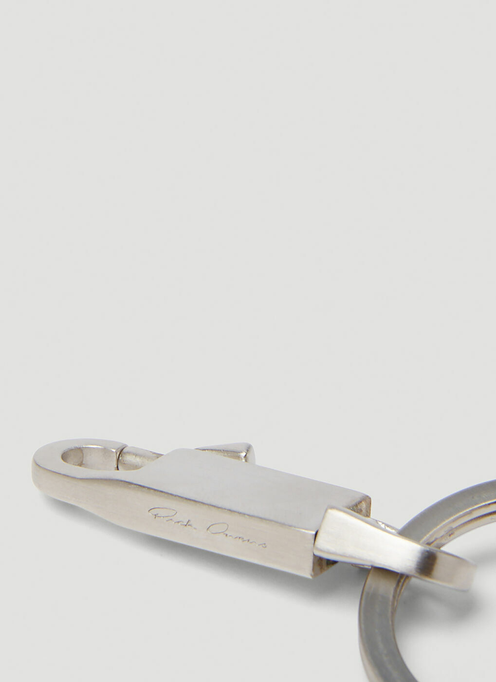 Teardrop Keychain in Silver