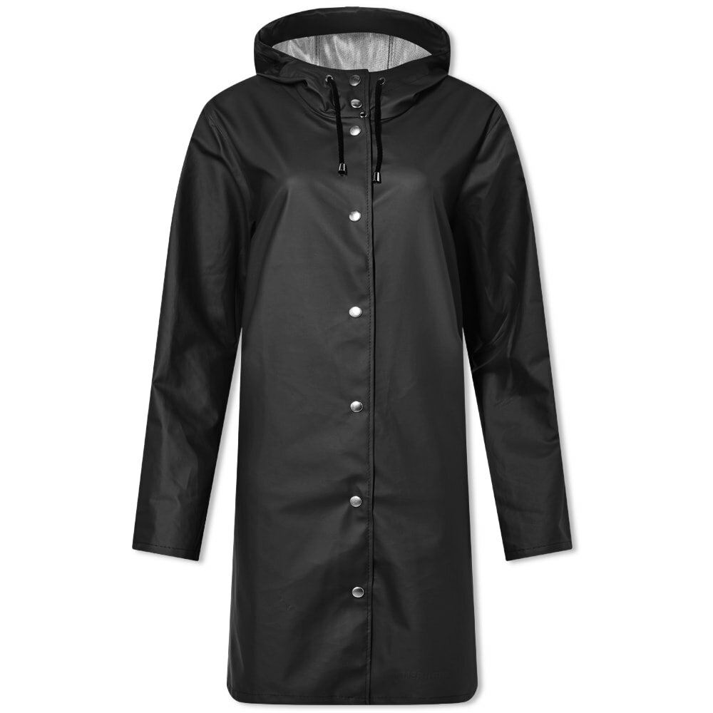Stutterheim Women's Moseback Long Rain Coat in Mole Stutterheim