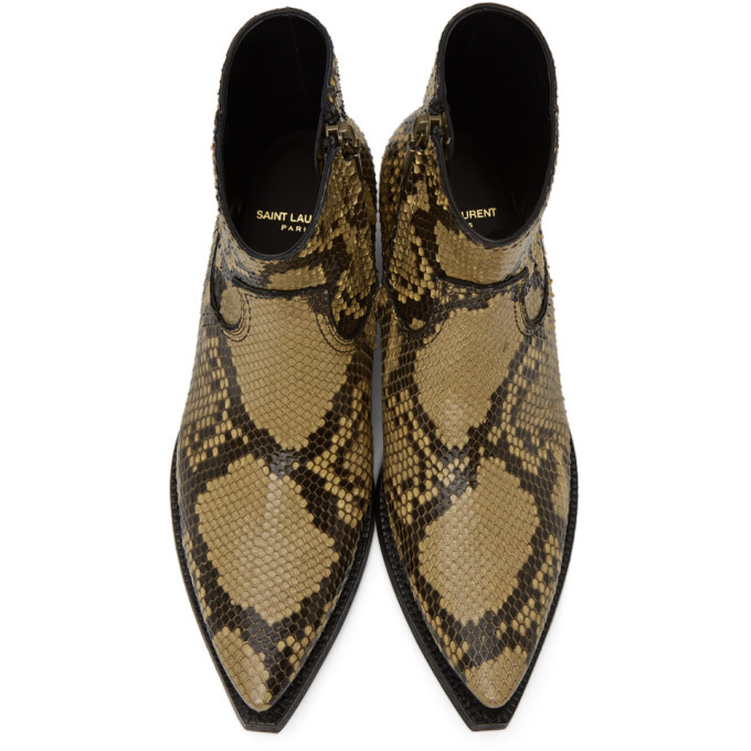 saint laurent lukas python