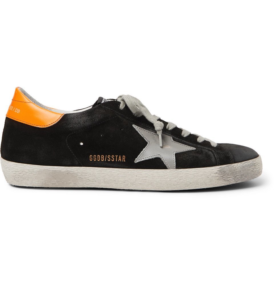 golden goose black suede superstar sneakers