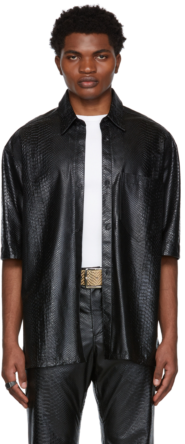 LU'U DAN SSENSE Exclusive Black Faux 