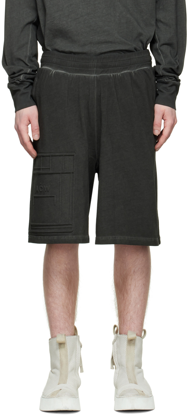 A-COLD-WALL* Black Cotton Shorts A-Cold-Wall*