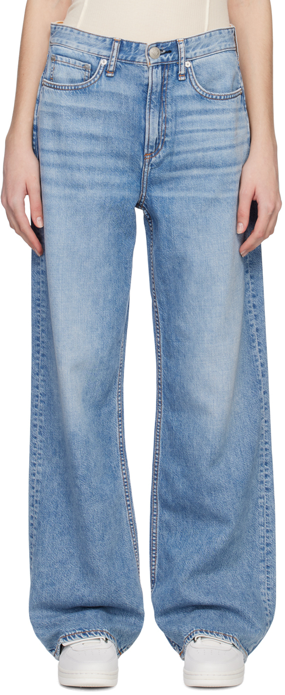 rag & bone Indigo Featherweight Logan Jeans Rag and Bone