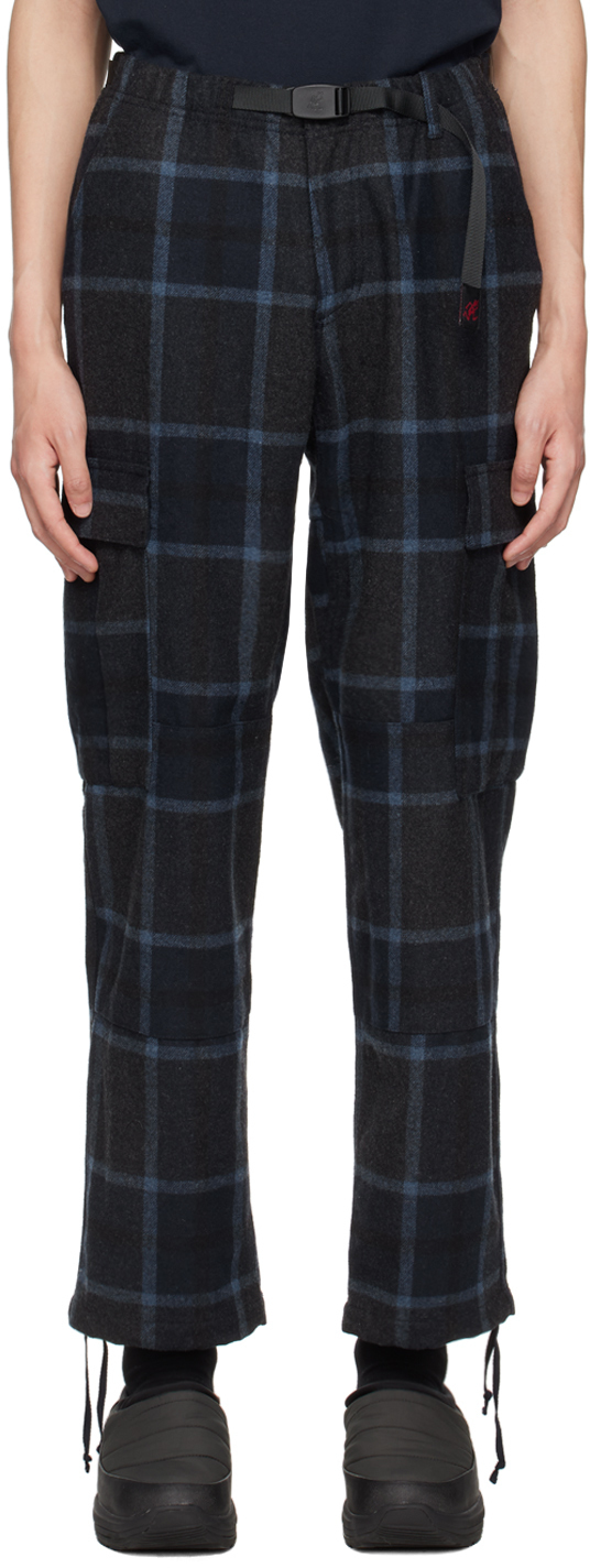 Gramicci Navy Wool Cargo Pants Gramicci