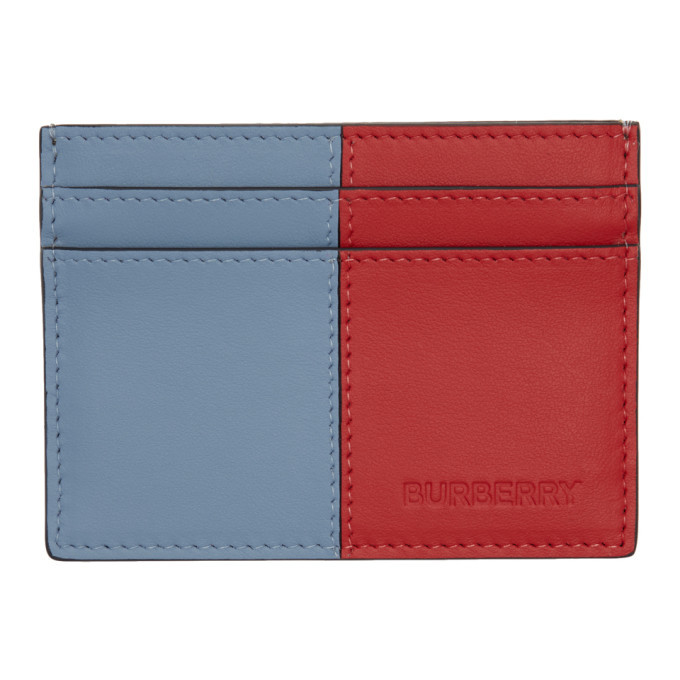 burberry card holder red