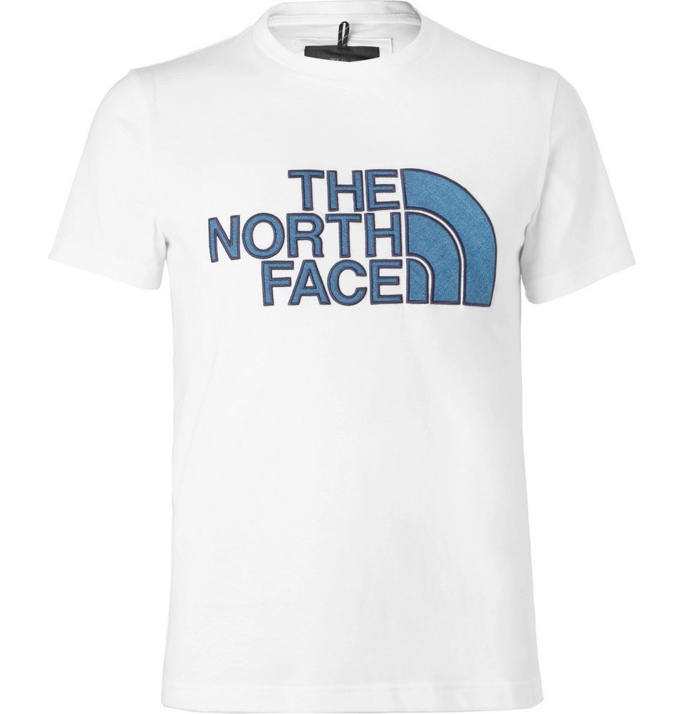 slim fit north face t shirt