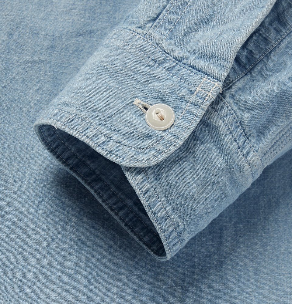 Chimala - Cotton-Chambray Shirt - Light denim Chimala