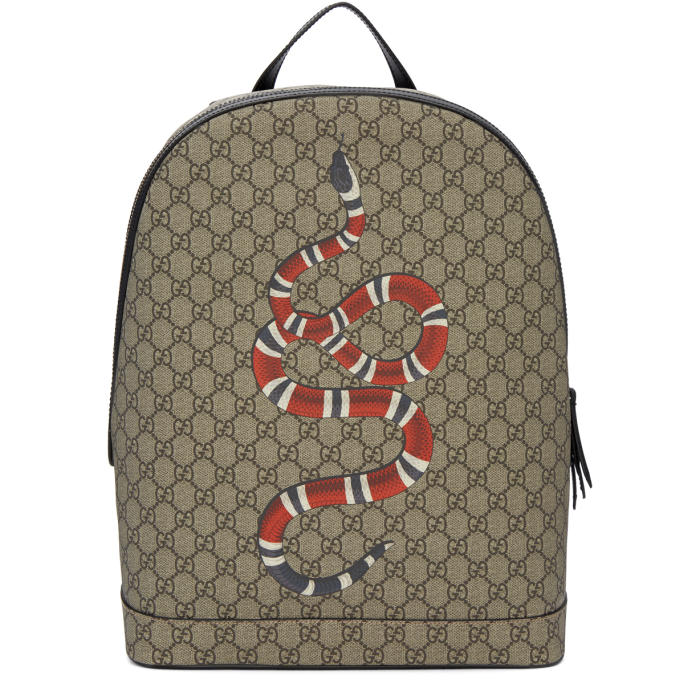 snake backpack gucci