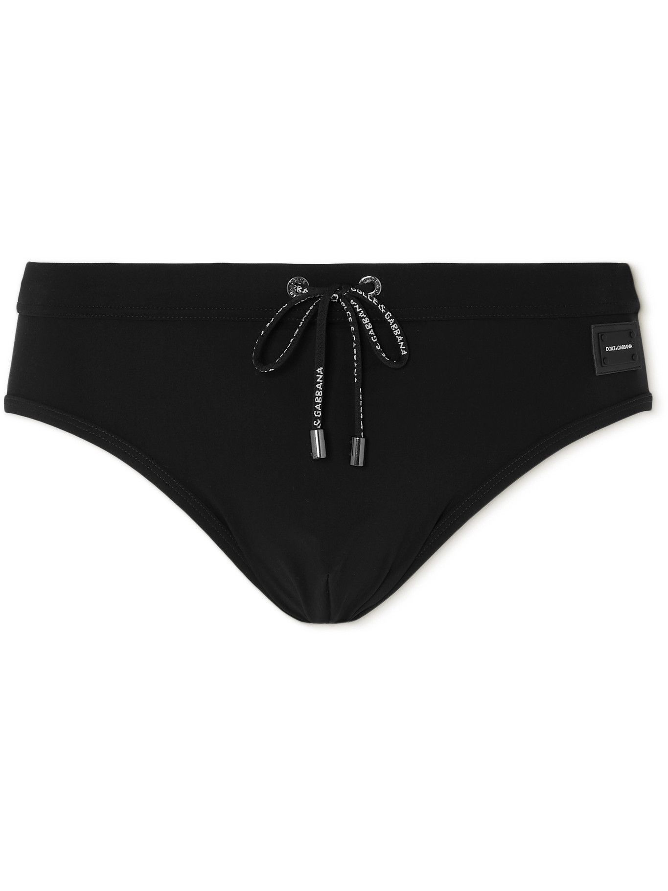 Dolce & Gabbana Black Silk Stretch Slip Cycling Women Underwear main image 0