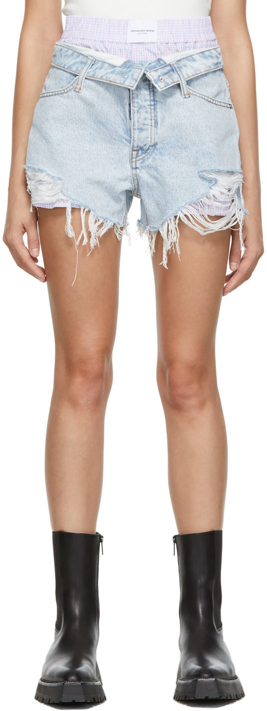 Alexander Wang Blue boxer Layer Bite 
