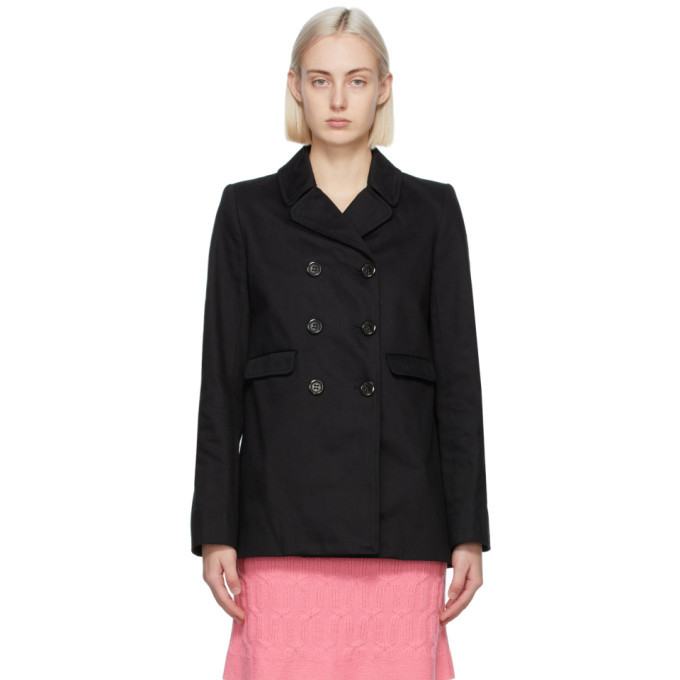 marc jacobs black coat