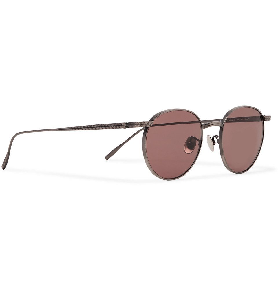 bottega veneta titanium sunglasses