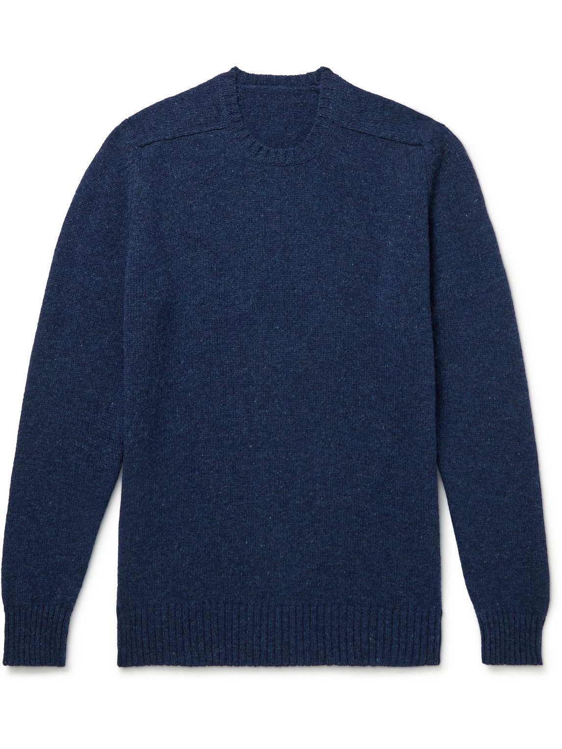 Anderson & Sheppard - Shetland Wool Sweater - Blue Anderson & Sheppard