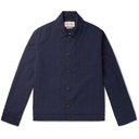 Oliver Spencer - Buckland Slim-Fit Checked Cotton-Blend Jacket - Blue
