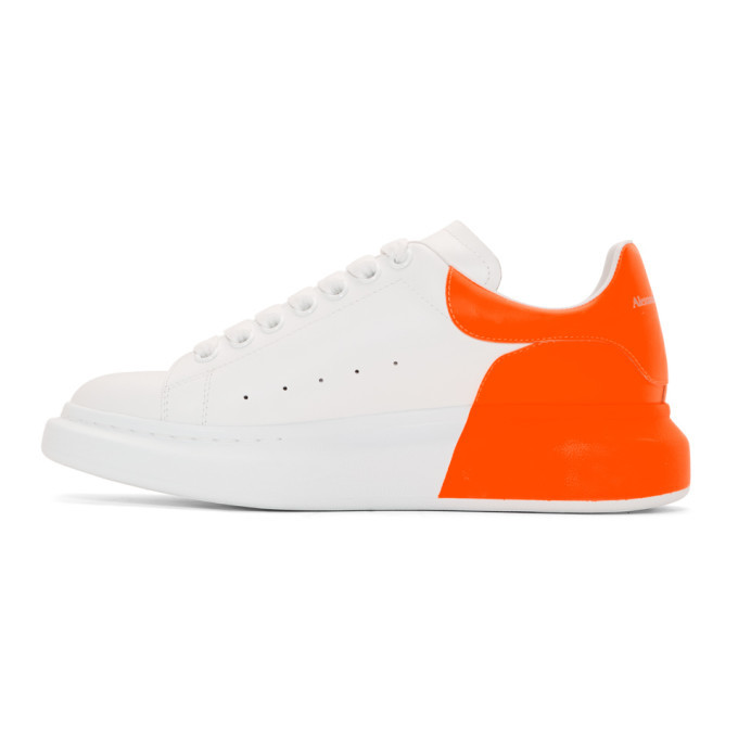 Orange Oversized Sneakers Alexander McQueen