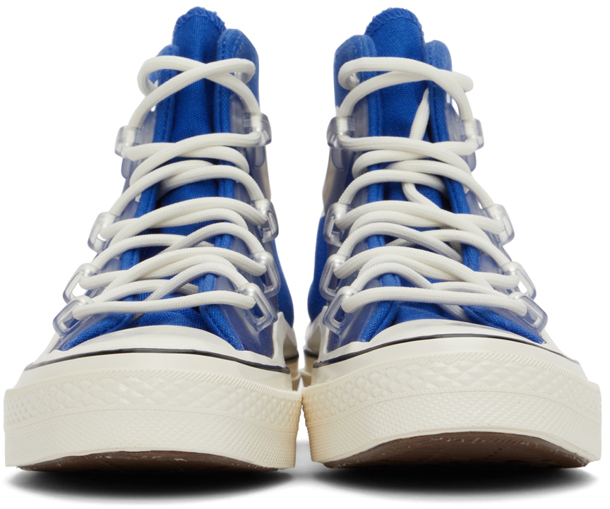 converse blue chuck 70 utility hi sneakers