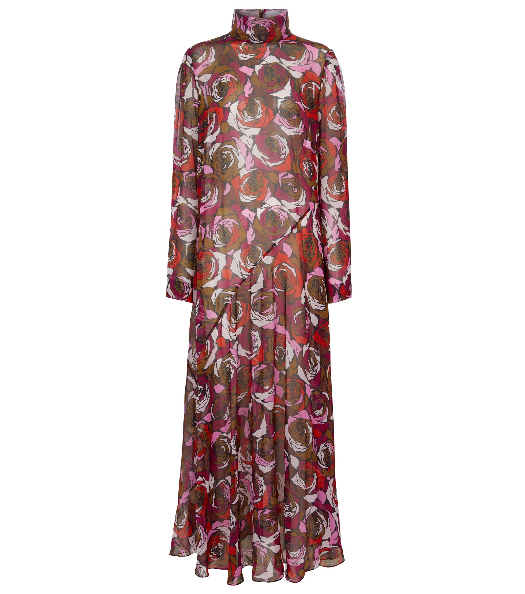 Dries Van Noten - Floral silk georgette maxi dress Dries Van Noten