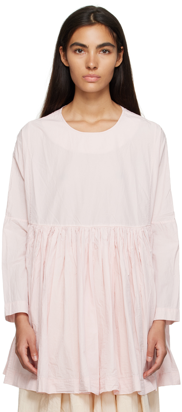 Photo: CASEY CASEY Pink PYJ Rouch Blouse