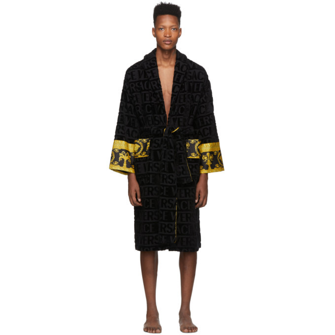 versace black robe price