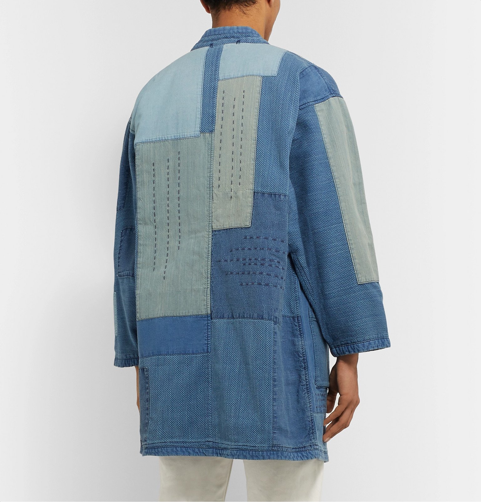 Blue Blue Japan - Patchwork Denim Jacket - Blue Blue Blue Japan