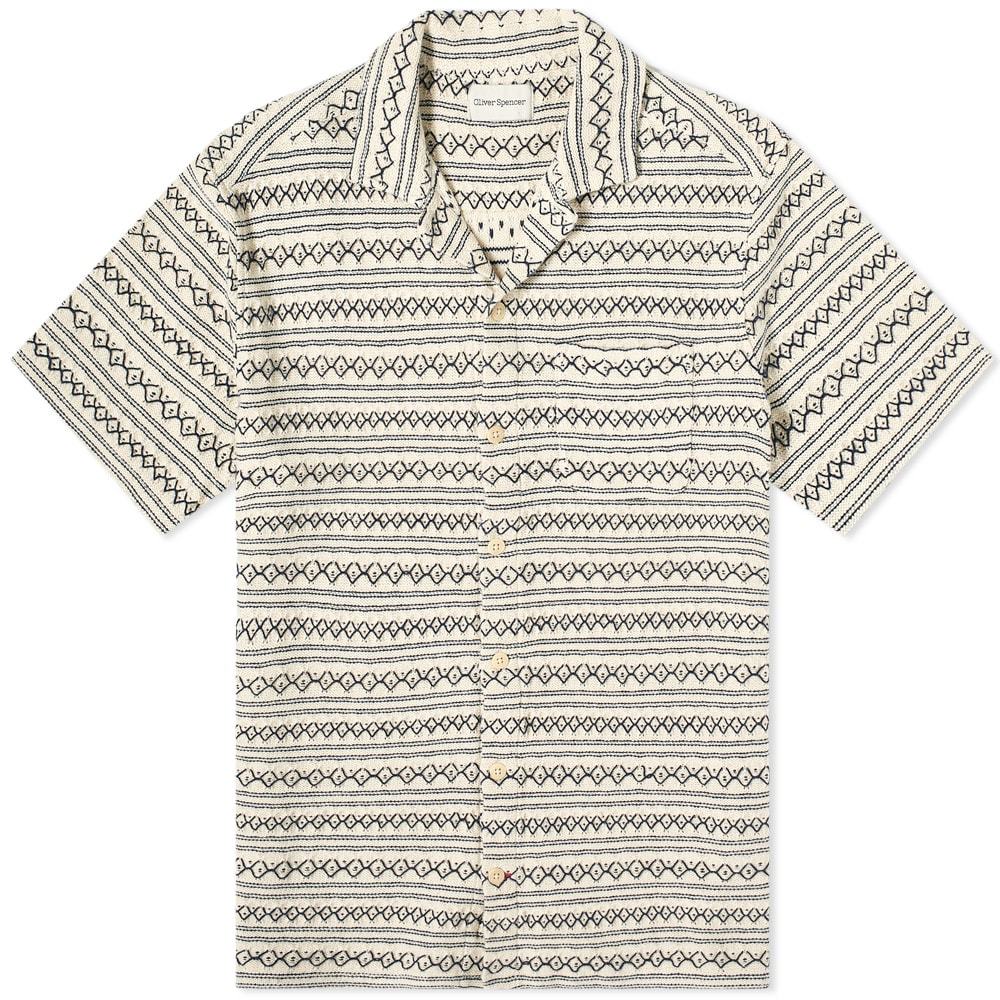 Oliver Spencer Hawaiian Patterned Jersey Shirt