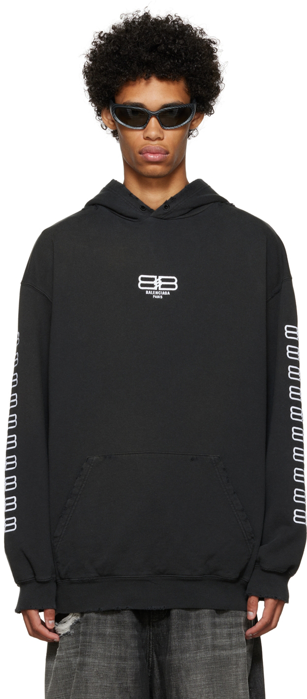black paris hoodie