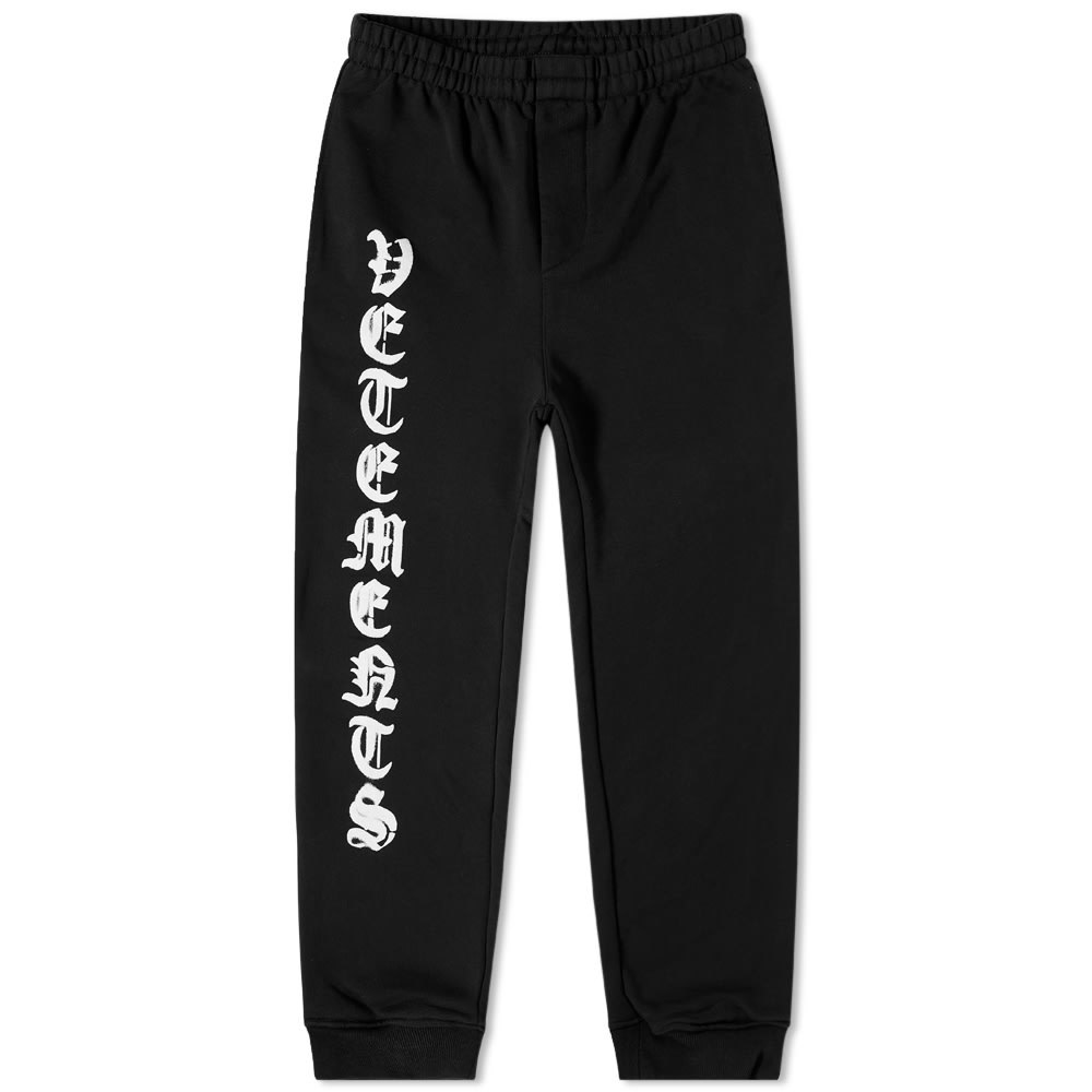 VETEMENTS Anarchy Gothic Logo Sweat Pant Vetements