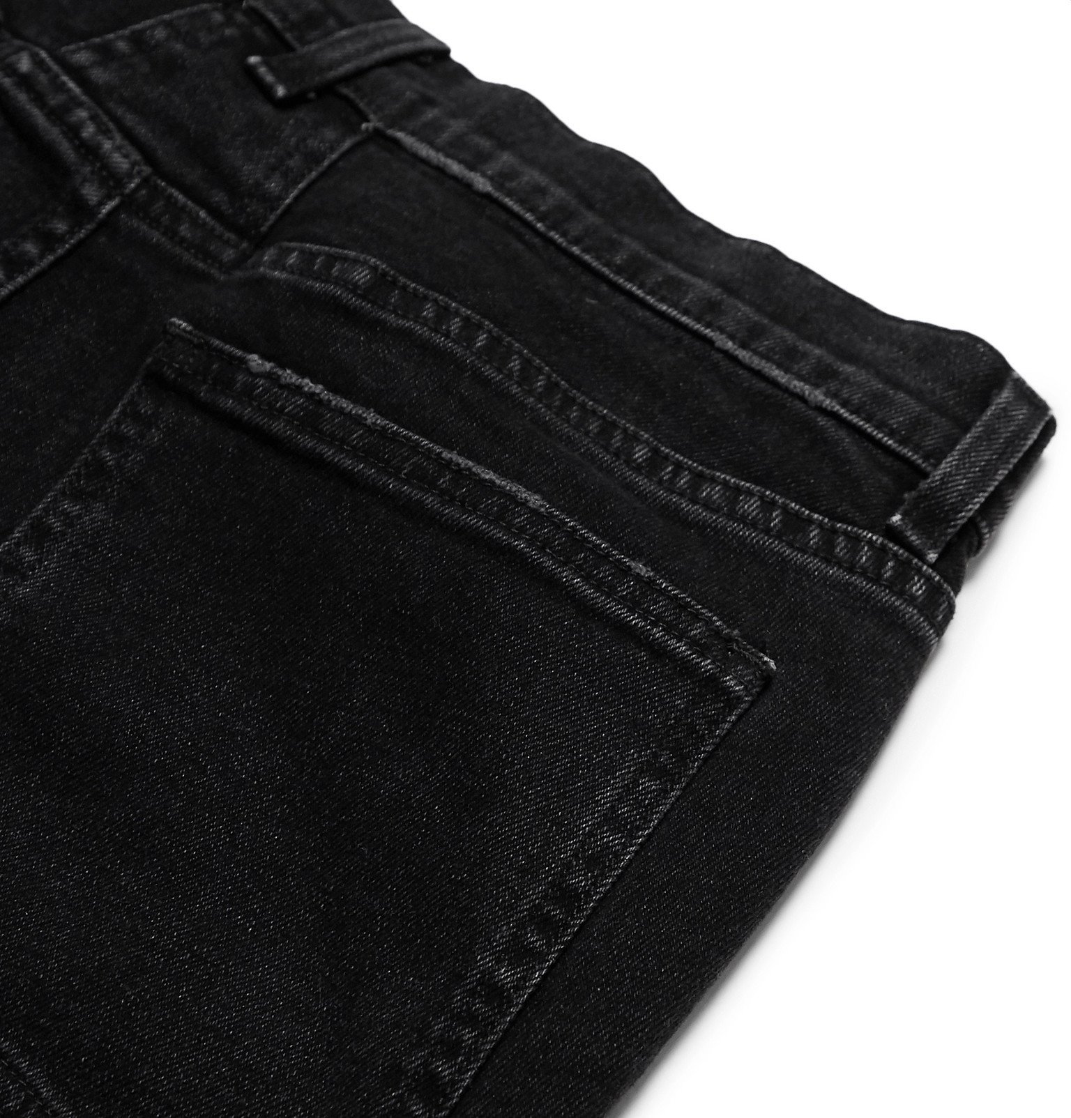 Skinny-Fit Distressed Denim Jeans 