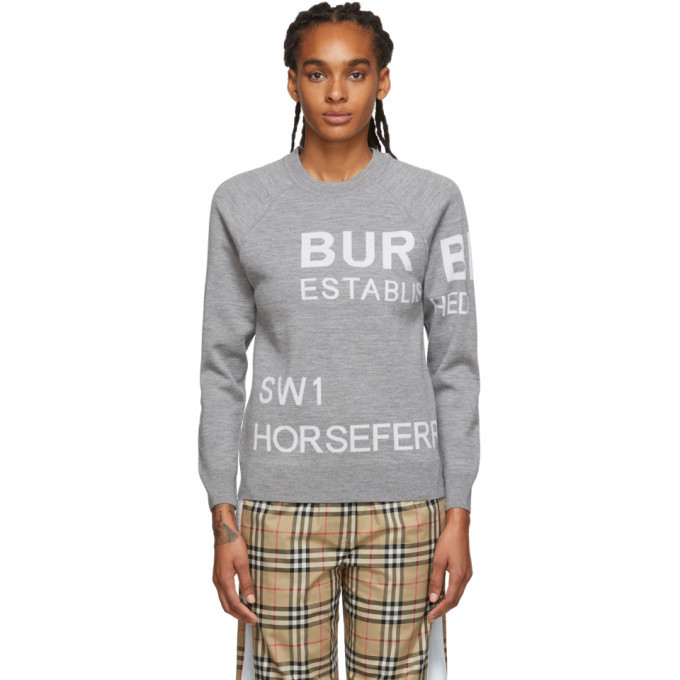 Burberry Grey Acheron Sweater Burberry