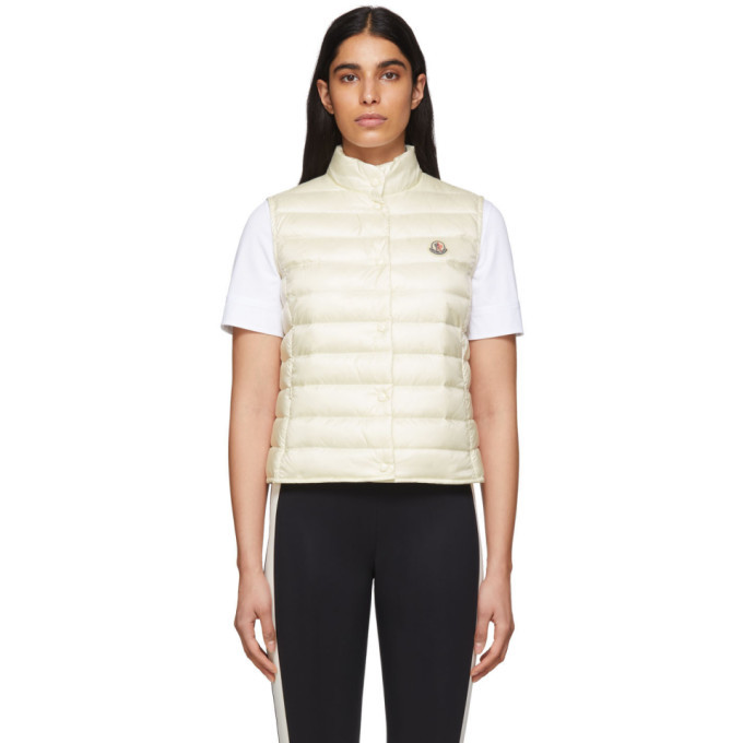 Moncler White Down Liane Vest Moncler
