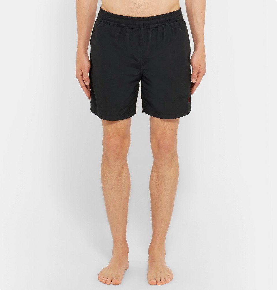 polo shorts men black