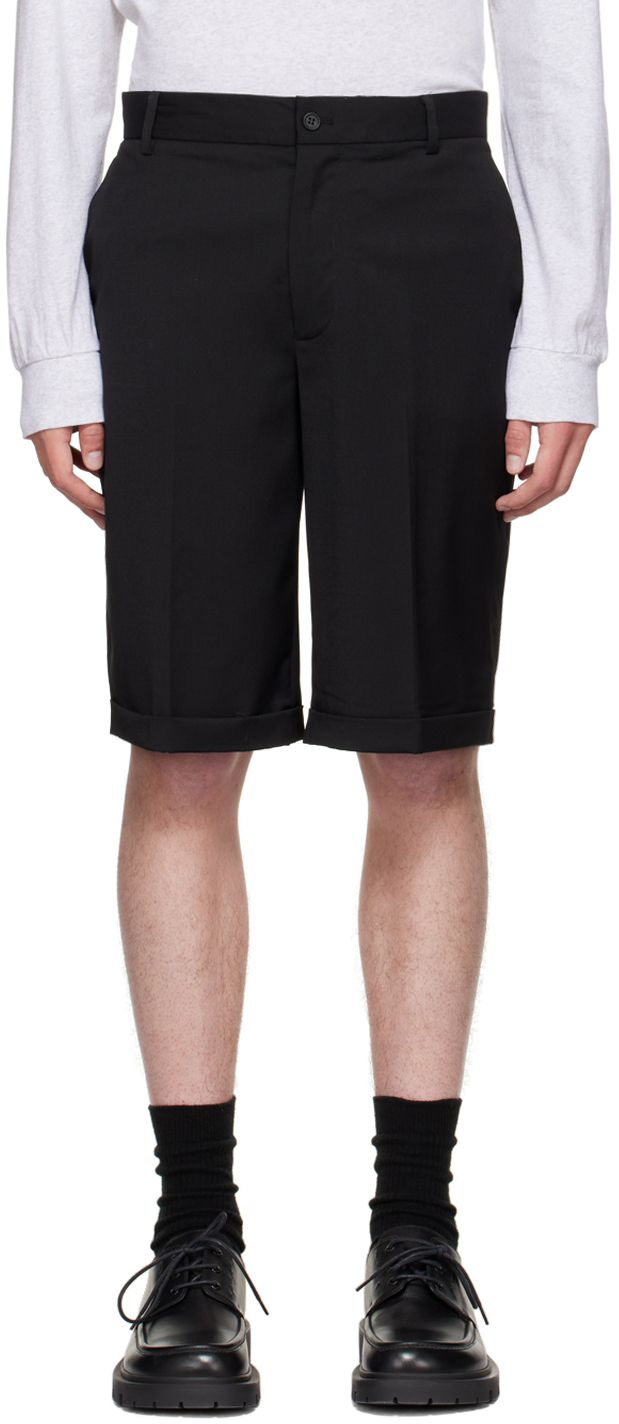 Han Kjobenhavn Black Suit Shorts Han Kjobenhavn