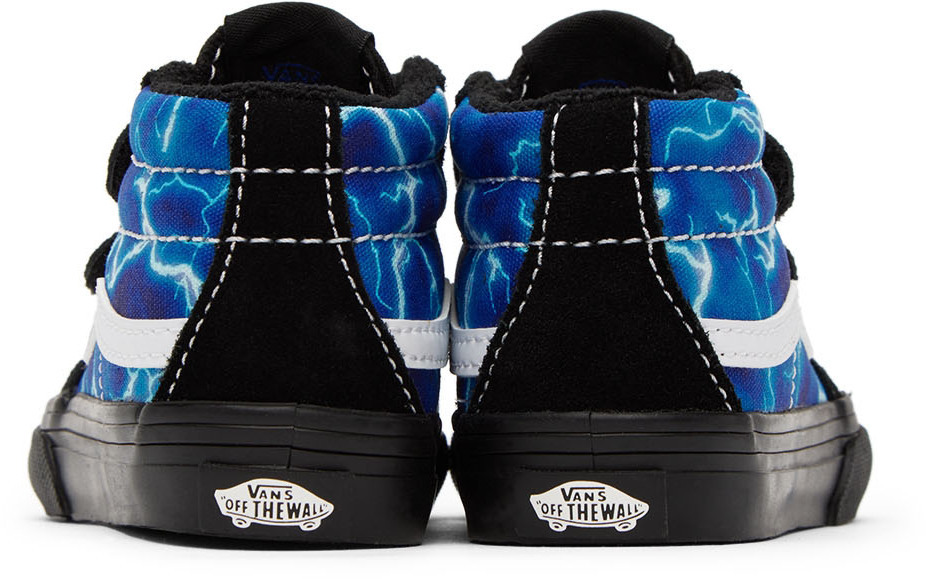 Vans Baby Blue & Black Sk8Mid Reissu Sneakers Vans