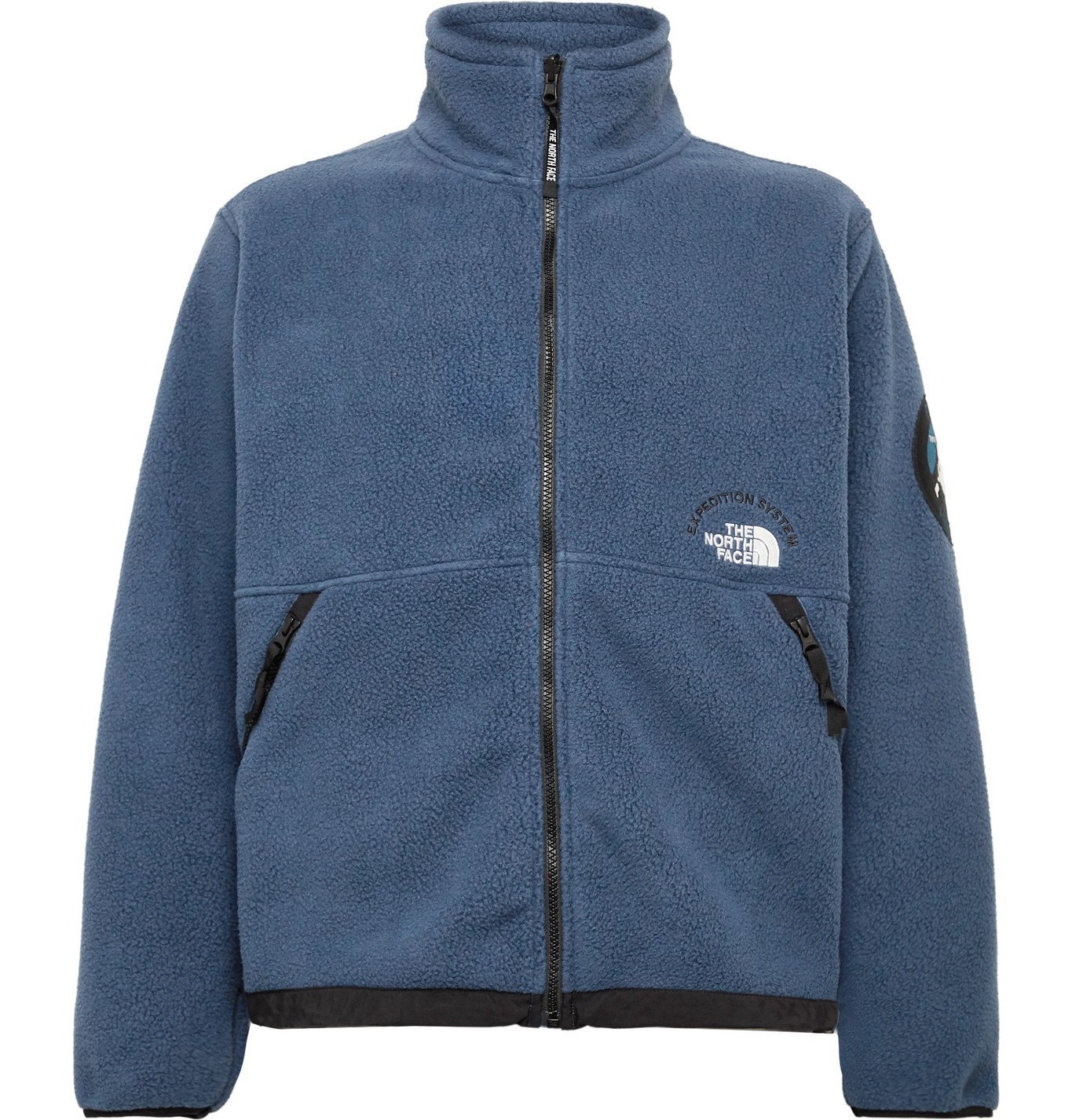 north face fleece jacket blue