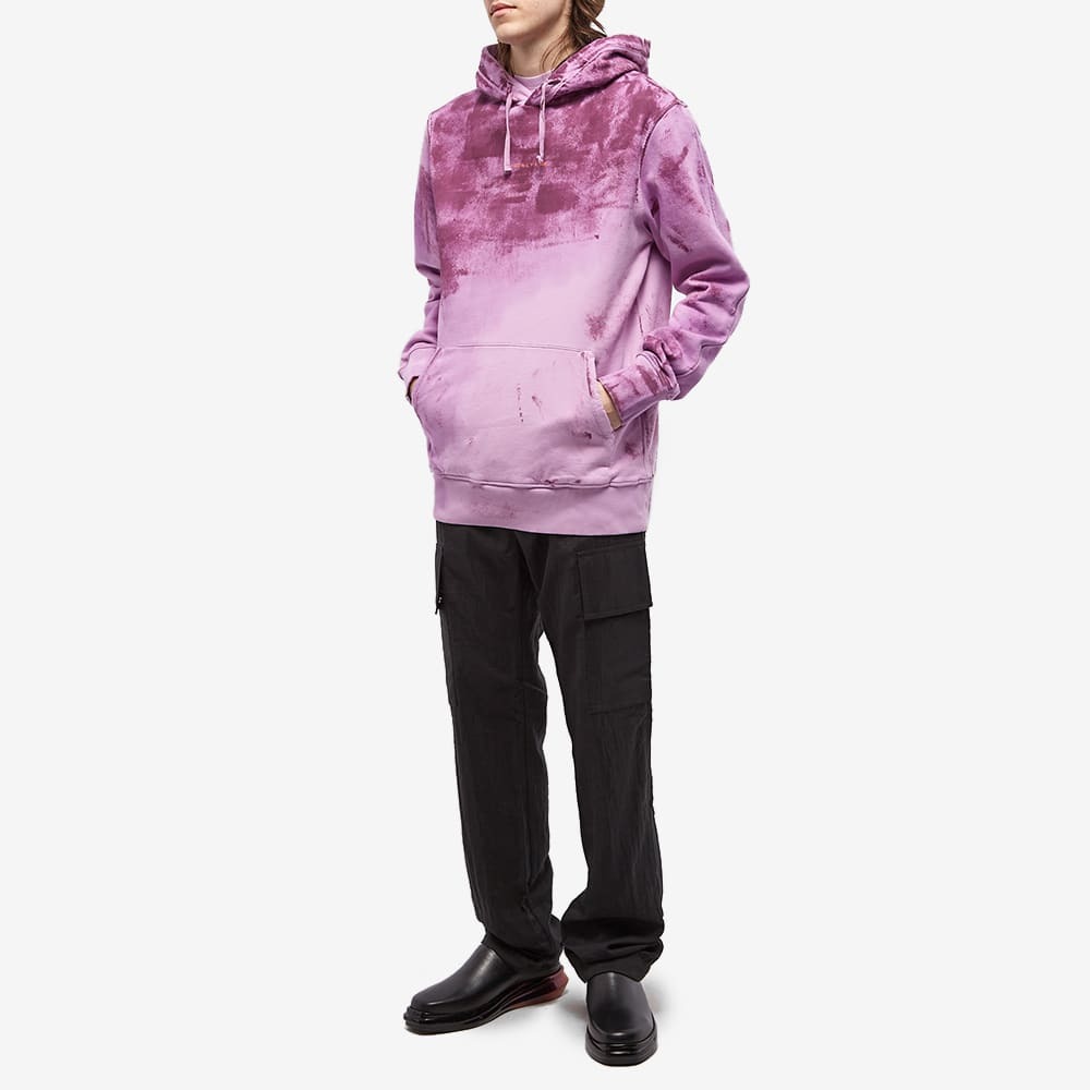 END. x 1017 ALYX 9SM 'Neon' Treated Logo Popover Hoody in Purple 1017 ...