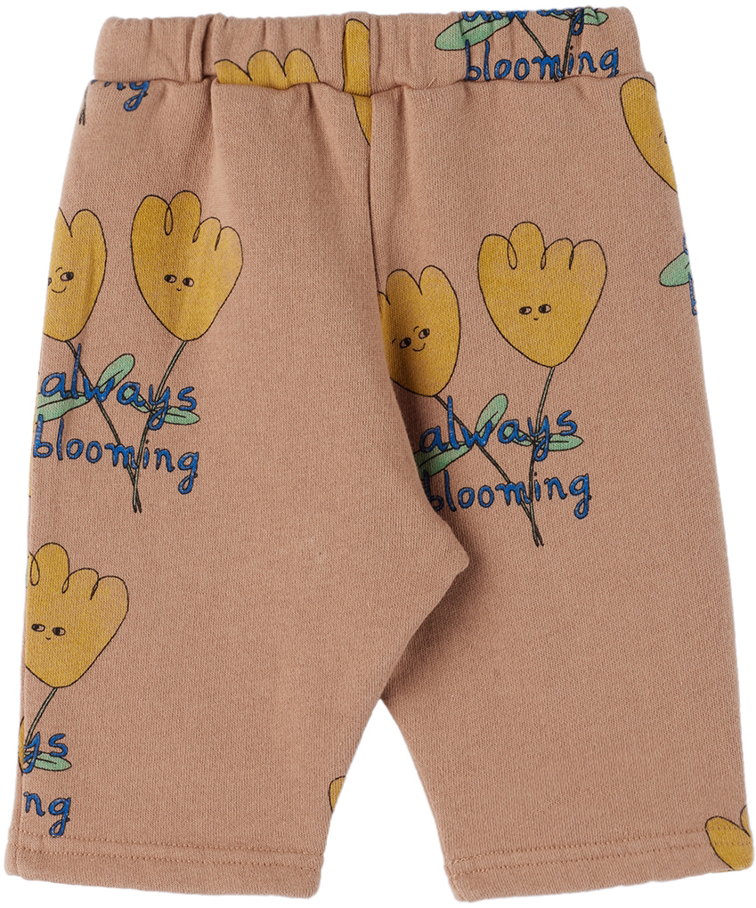 The Campamento Baby Brown Flowers Allover Trousers