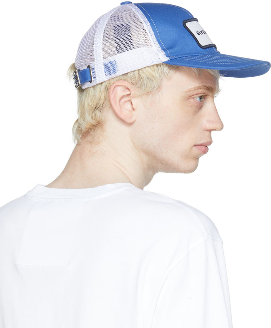 Givenchy Blue & White Trucker Cap Givenchy