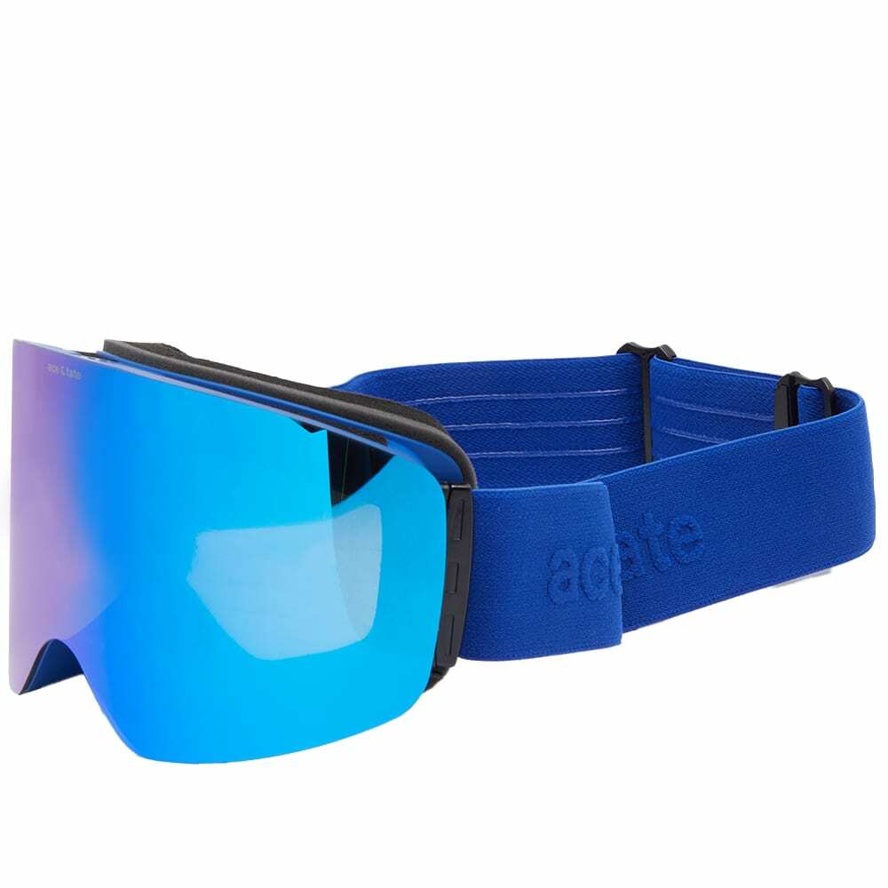 Ace & Tate Eddie Ski Goggle in Swiss Blue ace & tate