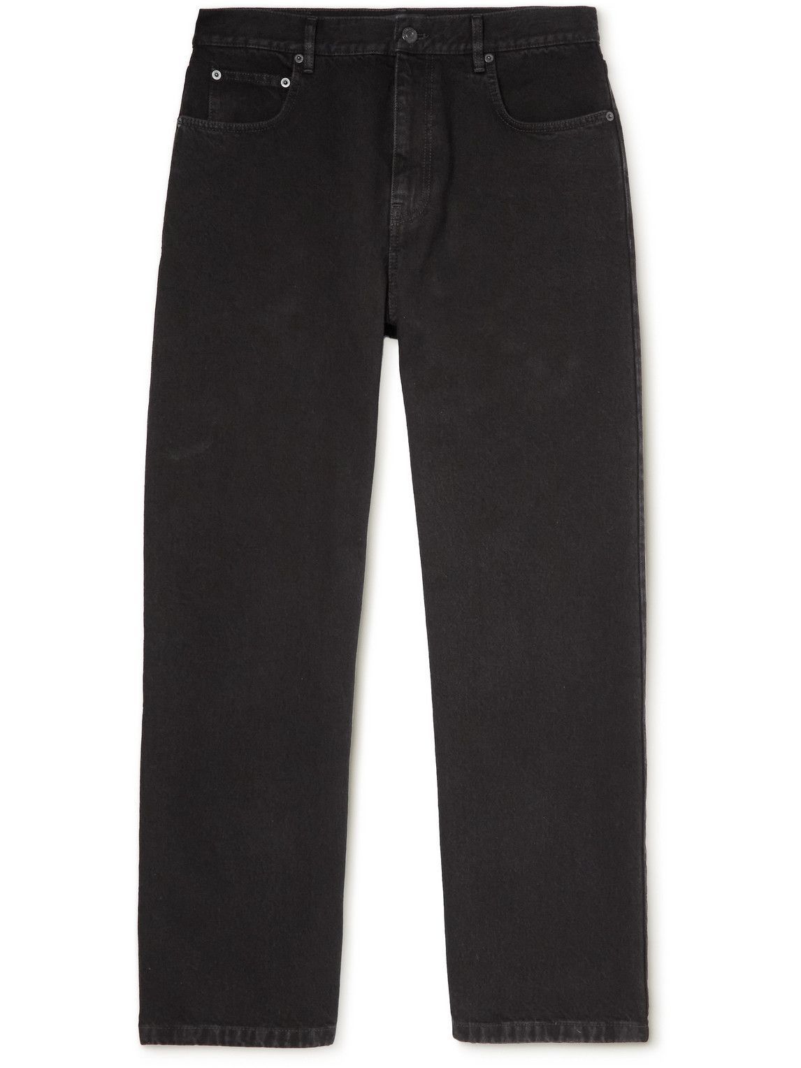 Balenciaga - Wide-Leg Organic Jeans - Black Balenciaga