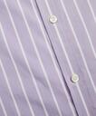 Brooks Brothers Men's Milano Slim-Fit Sport Shirt, Stretch Performance Series with COOLMAX, Ground Stripe | Violet