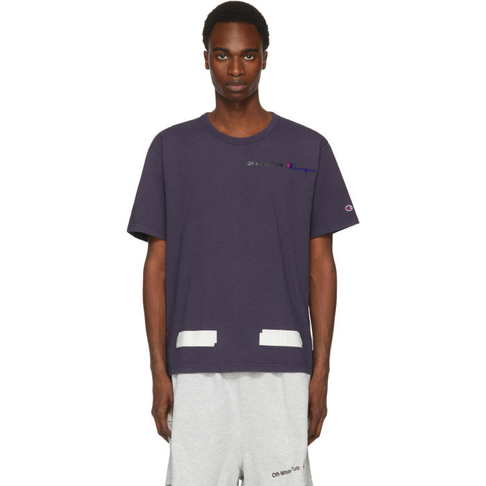 off white champion t shirt