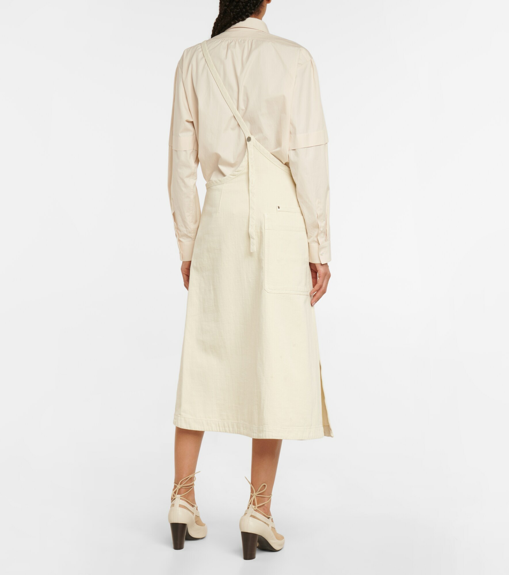 Lemaire Asymmetric denim skirt Lemaire