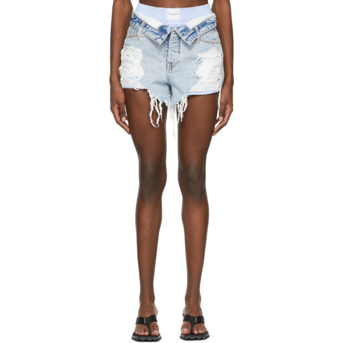 Alexander Wang Blue Bite Flip Boxer 