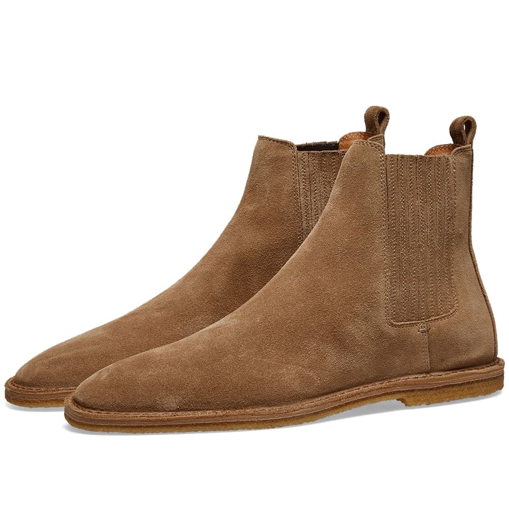 suede chelsea boots crepe sole