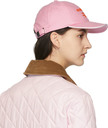 Burberry Pink Horseferry Motif Baseball Cap