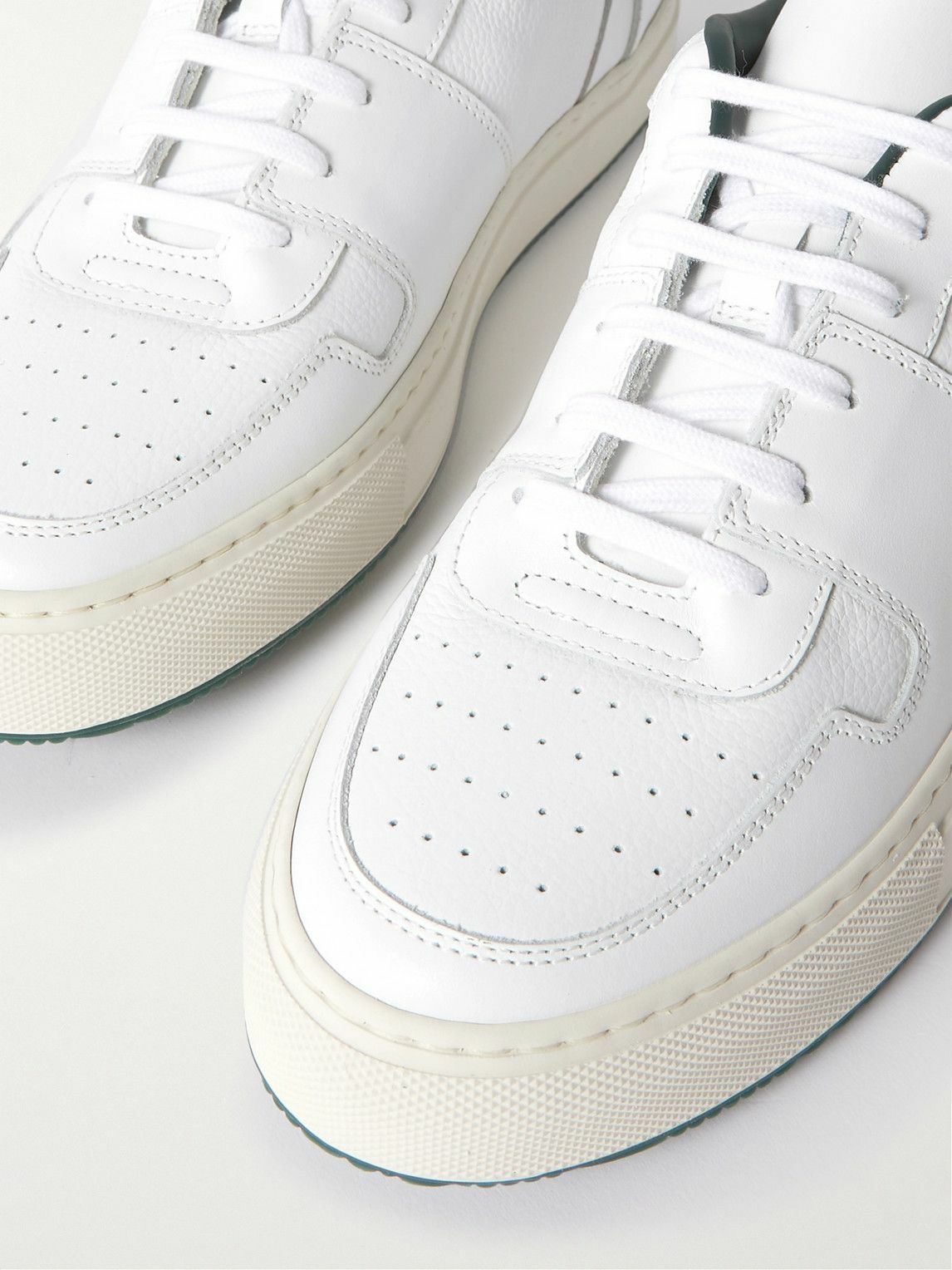 Common Projects - Decades Leather Sneakers - White Common Projects