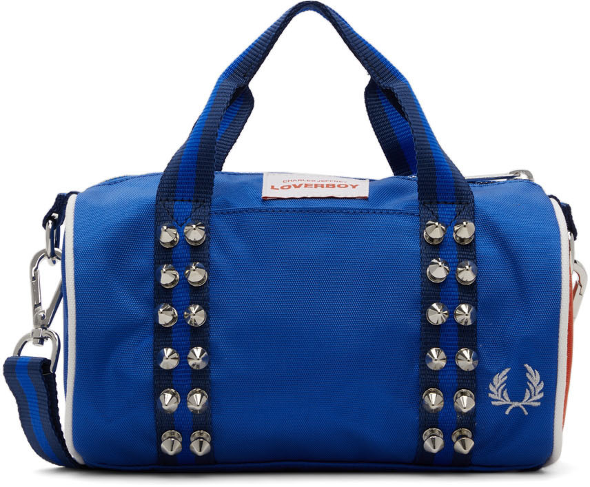 Charles Jeffrey Loverboy Blue Fred Perry Edition Mini Barrel Bag Charles  Jeffrey Loverboy