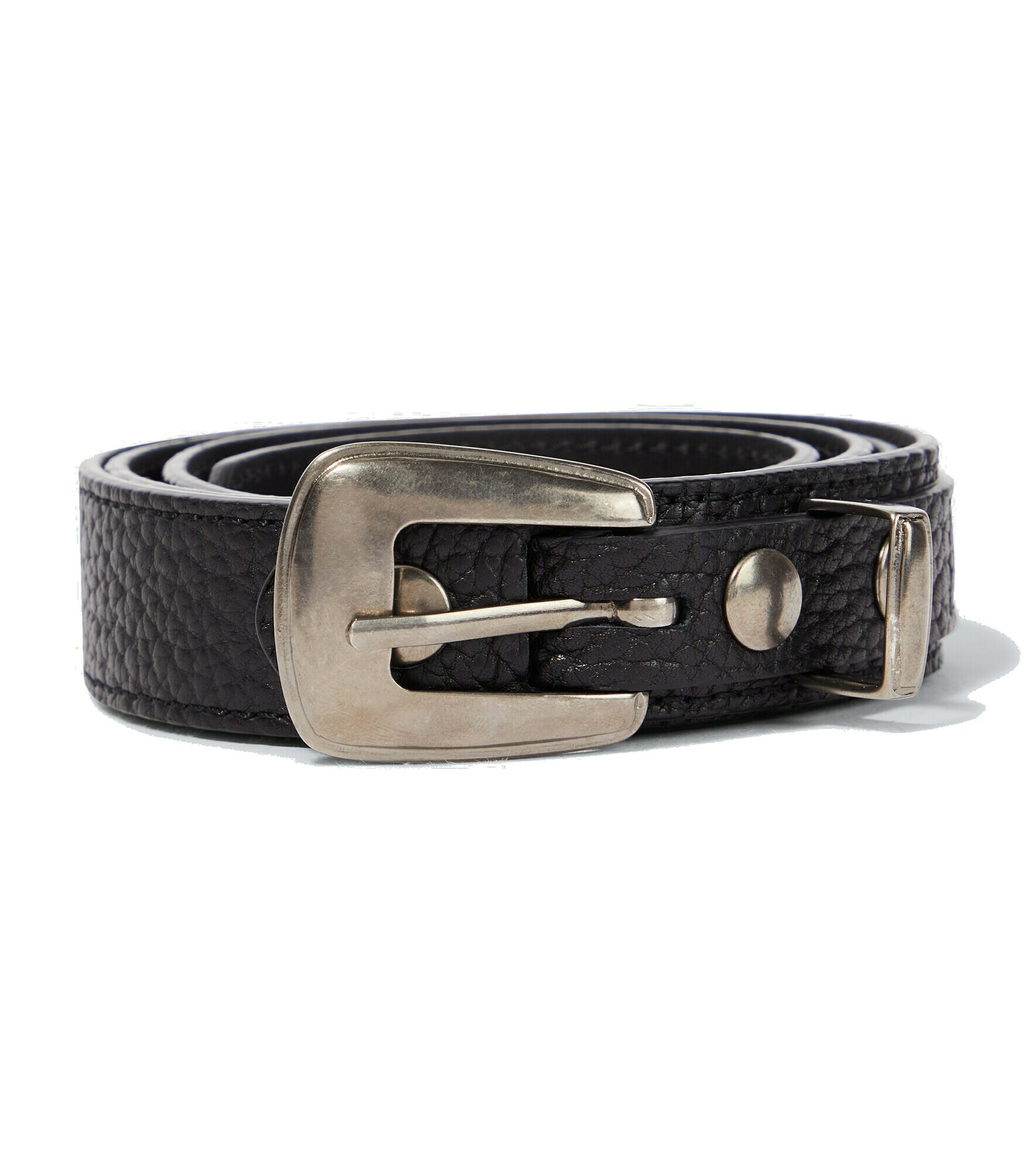 Lemaire - Grained leather belt Lemaire
