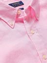 Polo Ralph Lauren - Button-Down Collar Logo-Embroidered Linen Shirt - Pink